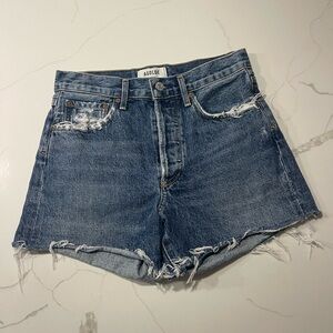 EUC Agolde Reese Relaxed Cutoff Shorts - 24